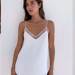 Babaton Galen Cami in White